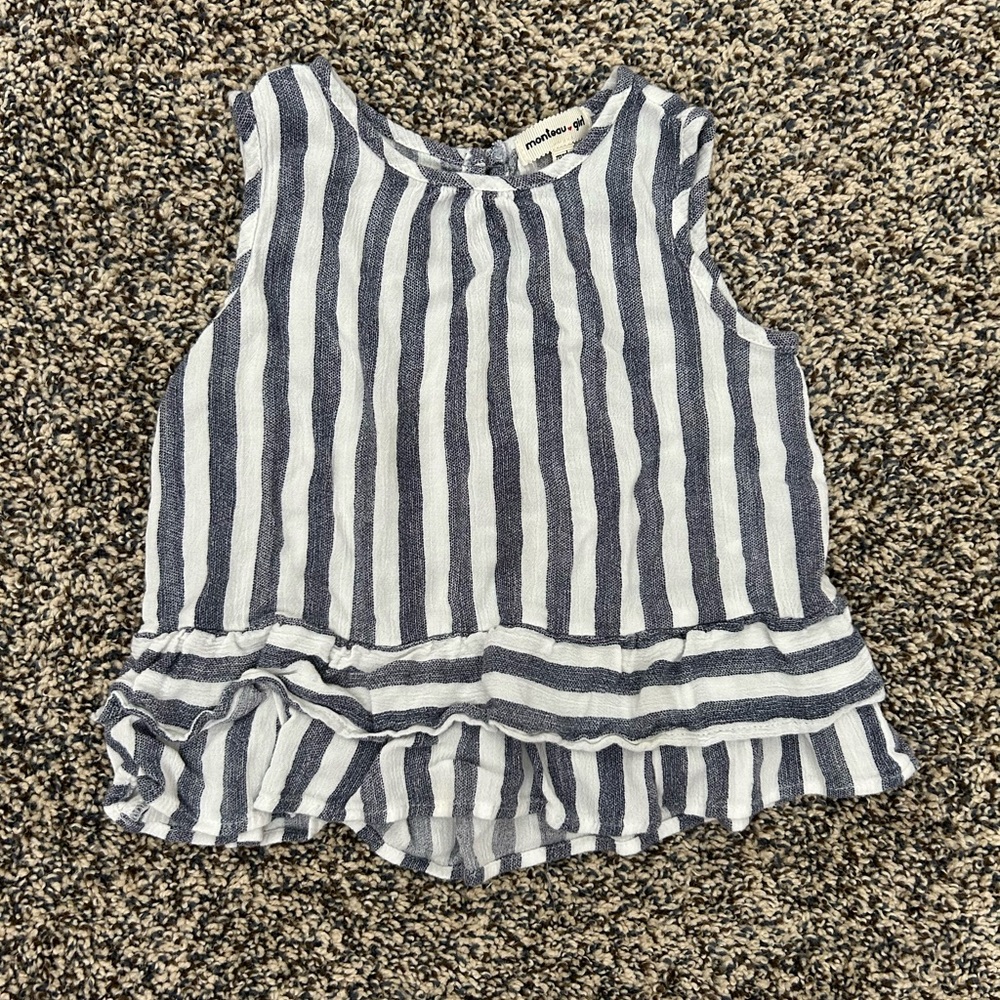 Monteau Girl Toddler Peplum Top